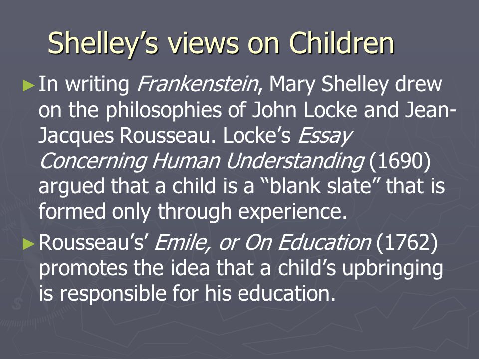 The Female Gender and Its Significance in Mary Shelley’s Frankenstein
